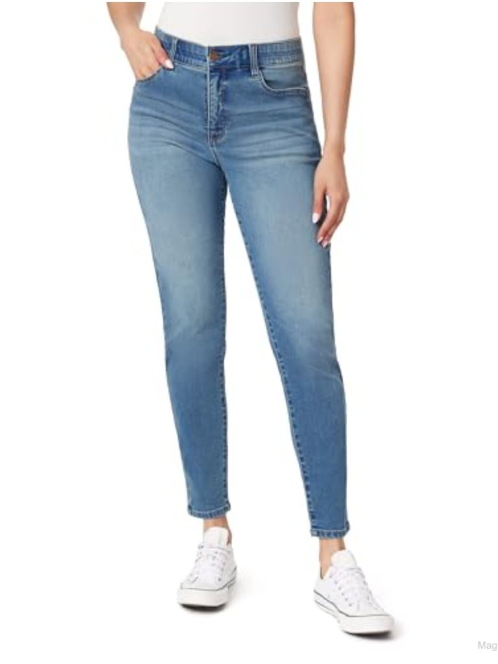 High Rise Skinny Jeans Tummy Control Stretch Denim 29 Inseam
